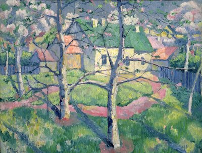 Blühende Apfelbäume, 1904 von Kazimir Severinovich Malevich